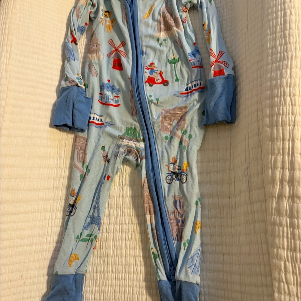 Little Sleepies Paris Print PJs